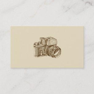 Modelo de cartão de negócios do fotógrafo do