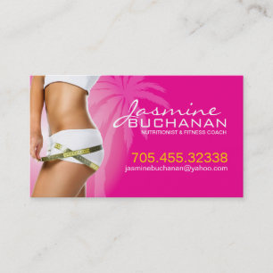 Modelo de cartão de negócios do nutricionista