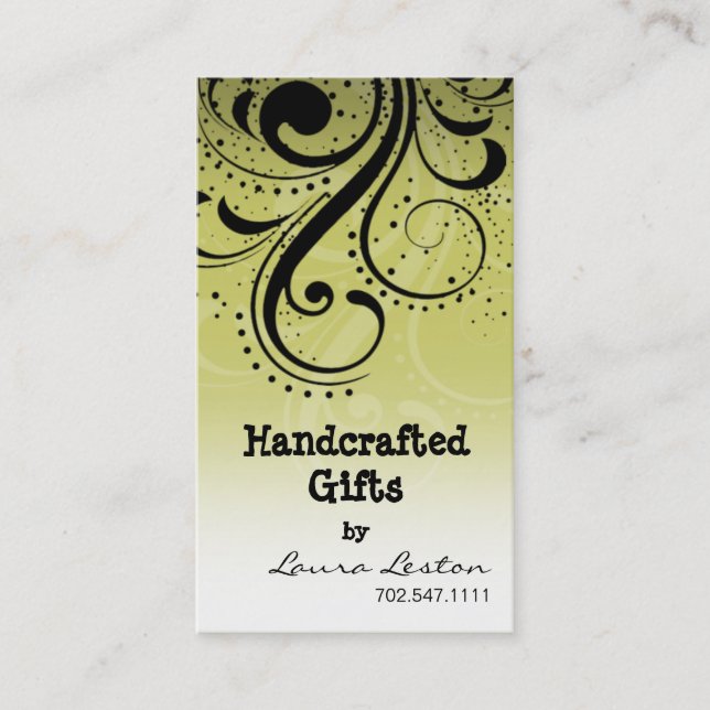 Modelo de cartão de negócios do redemoinho da (Frente)