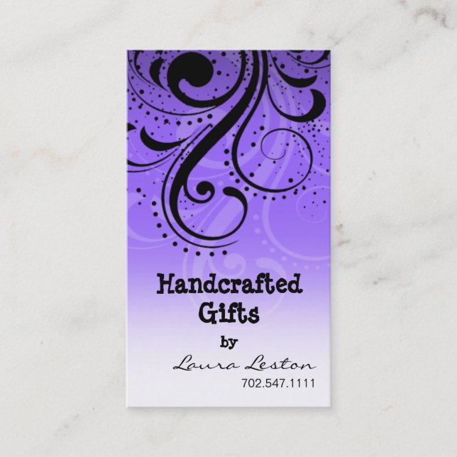 Modelo de cartão de negócios do redemoinho da (Frente)