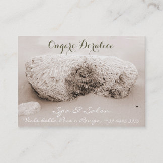 Modelo de cartão de negócios dos termas, do salão