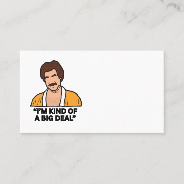 Modelo de cartão de negócios - Eu sou meio que um  (Frente)