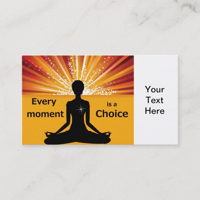 Modelo de cartão de negócios inspirador (Frente)