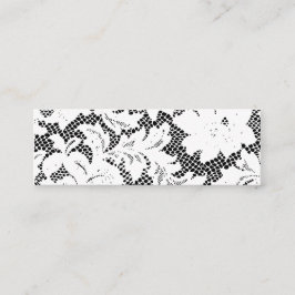 Modelo de cartão de negócios magro do laço preto e