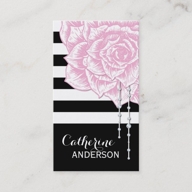 Modelo de cartão de negócios moderno e chique (Frente)