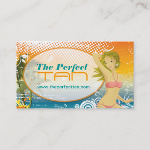 Modelo de cartão de negócios móvel do salão de