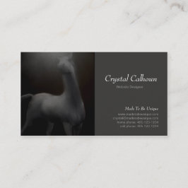 Modelo de cartão de negócios - obscuridade de