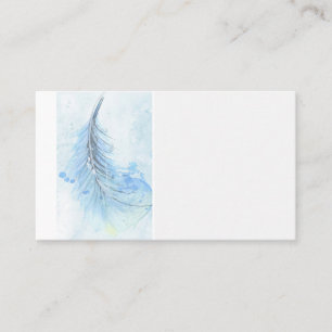 modelo de cartão de negócios personalizado de pena