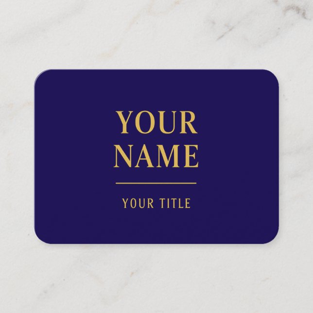 Modelo de cartão de negócios preto e Dourado moder (Frente)