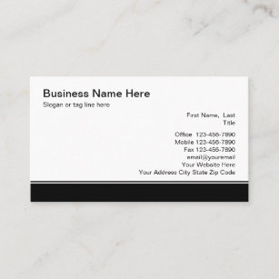 Modelo de cartão de negócios profissional