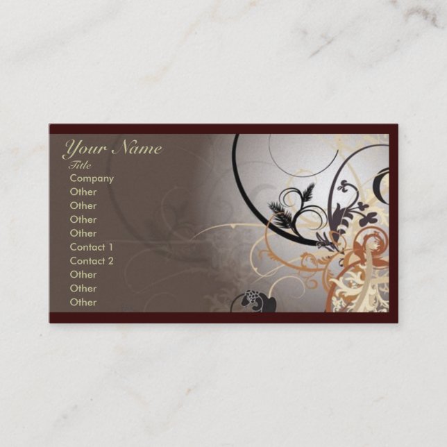 Modelo de cartão de negócios profissional abstrato (Frente)