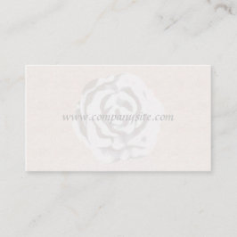 Modelo de cartão de negócios Rosa Branco