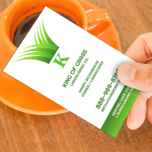 Modelo de cartão de visita com logotipo de cuidado