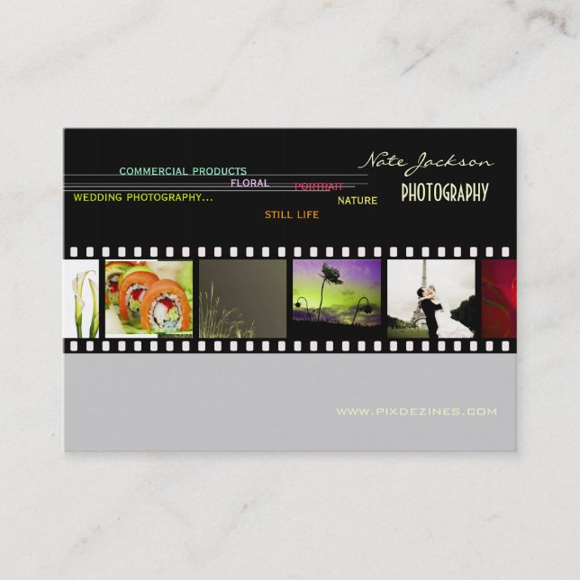 Modelo de cartão de visita de de de Mini Portfolio (Frente)