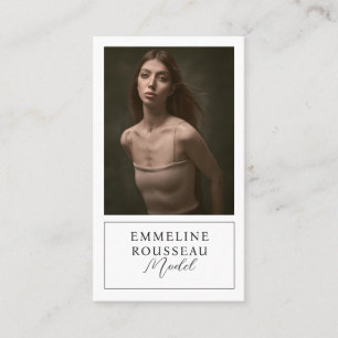 Modelo de Cartão de visita de Foto Profissional