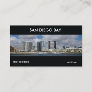 Modelo de cartão de visita de San Diego