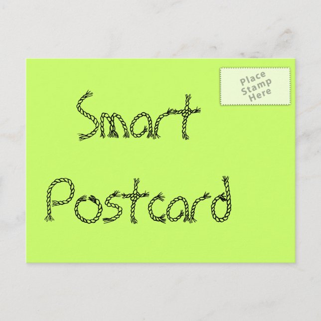 Modelo de cartão postal (Frente)