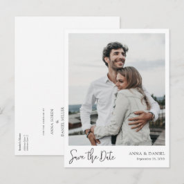 Modelo de Cartão Postal de Foto de Data de Salvame