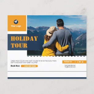 Modelo de Cartão Postal de Viagem