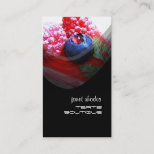 Modelo de cartões de visita para padaria, pastelar