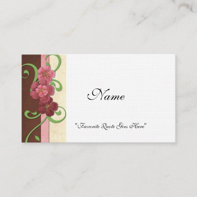 Modelo de Cartões de visitas de designers (Frente)