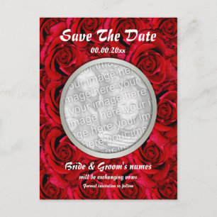 modelo de cartões postais do Rosa vermelha - perso