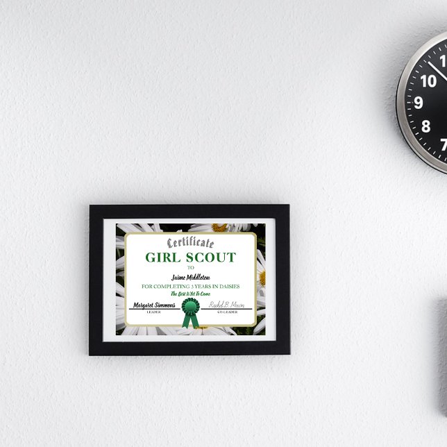 Modelo de Certificado de Serviço de Escoteiros par (Criador carregado)