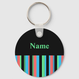 Modelo de Chaveiro com faixa bonito - Texto verde