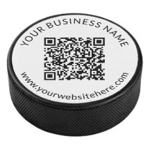 Modelo de código QR carregado com texto editável