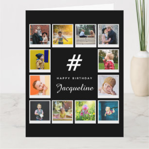 Modelo de Colagem de Fotos de Aniversário Qualquer