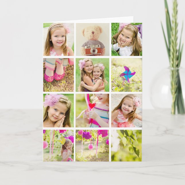 Modelo de Colagem de Fotos Personalizado (Frente)