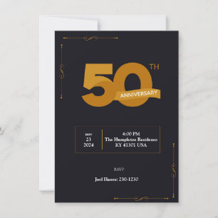 Modelo de Convite de Aniversário de Casamento de 5