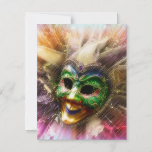 Modelo de Convite de Baile Mascarado Elegante