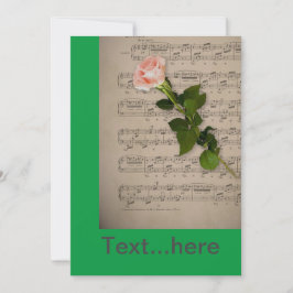 Modelo de Convite de Cartão de Casamento