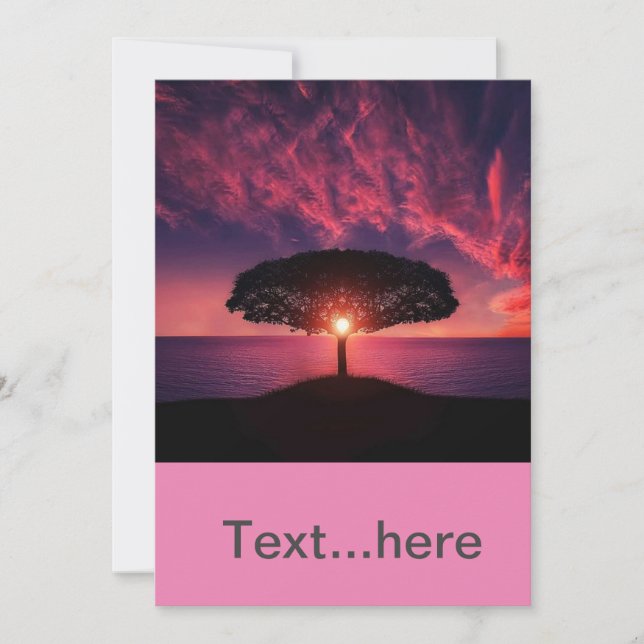 Modelo de Convite de Cartão de Casamento (Frente)