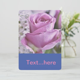 Modelo de Convite de Cartão de Casamento