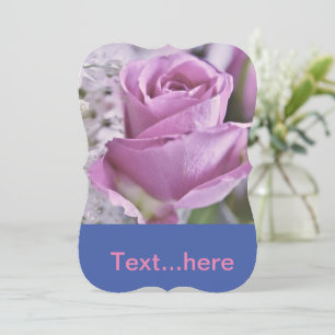 Modelo de Convite de Cartão de Casamento