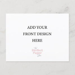 Modelo de convite de cartão postal paisagem