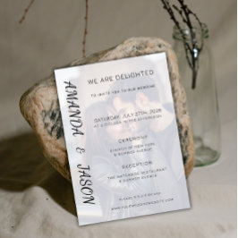 Modelo de Convite de Casamento com Slots de Foto