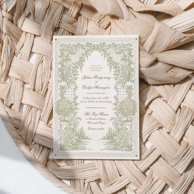 Modelo de Convite de Casamento Conto de Fadas (Criador carregado)