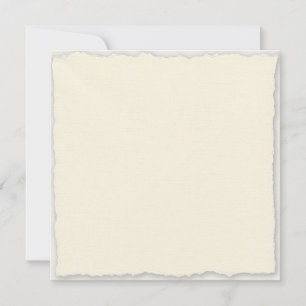 Modelo de Convite de Casamento de Borda de Deckle
