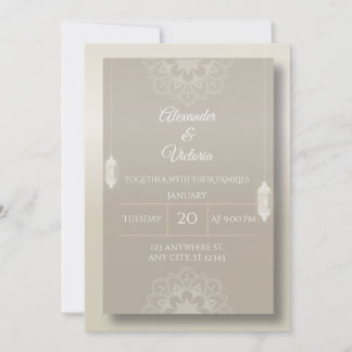 Modelo de Convite de Casamento Minimalista Elegant