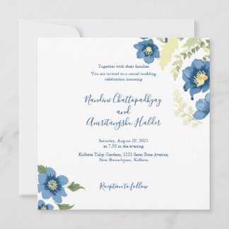 Modelo de Convite de Casamento Minimalista Elegant