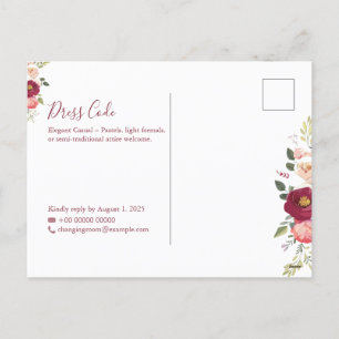Modelo de Convite de Casamento Minimalista Elegant