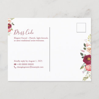 Modelo de Convite de Casamento Minimalista Elegant