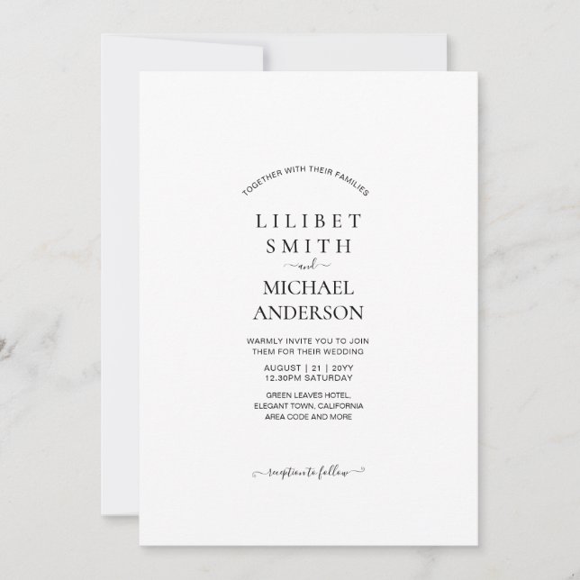 MODELO DE CONVITE DE CASAMENTO PERSONALIZADO - ADI (Frente)