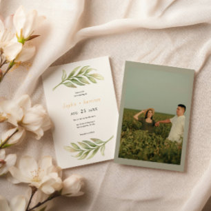 Modelo de Convite de Casamento SOPHIE Greenery