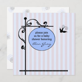 Modelo de Convite de chá de fraldas