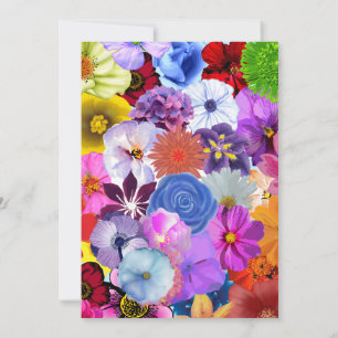 Modelo de Convite de Chá de Noiva com Flor Silvest