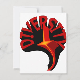 Modelo de Convite de Estrelas de Diversidade